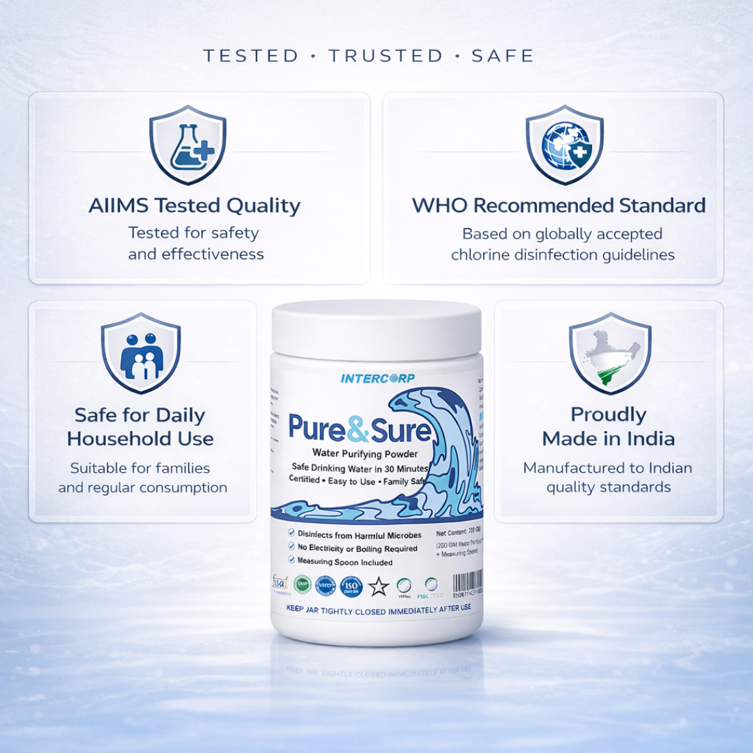 Water Purifying Powder - Pure & Sure - Pure & Sure
