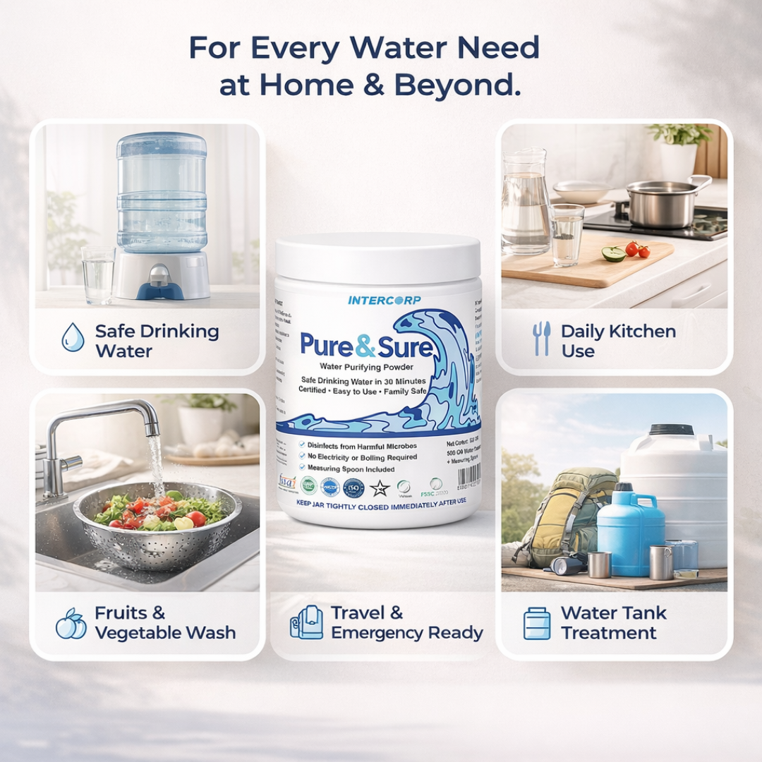 Water Purifying Powder - Pure & Sure - Pure & Sure