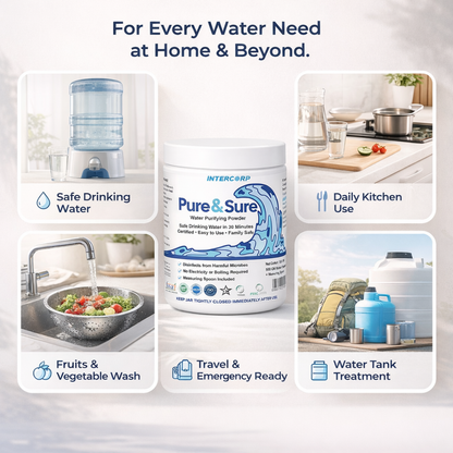 Water Purifying Powder - Pure & Sure - Pure & Sure