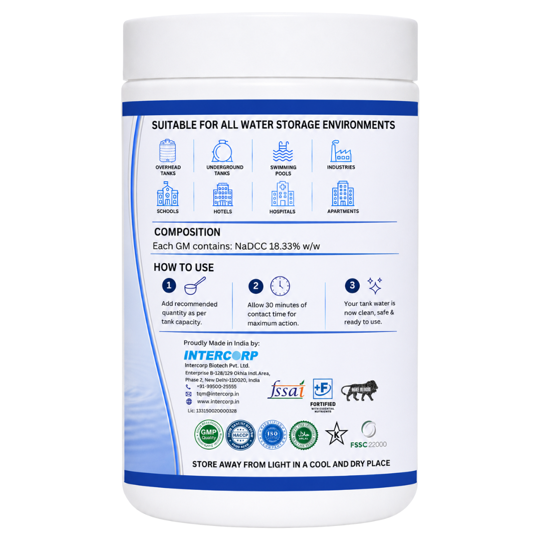 Water Tank Purifying Powder - Pure & Sure Pure & Sure